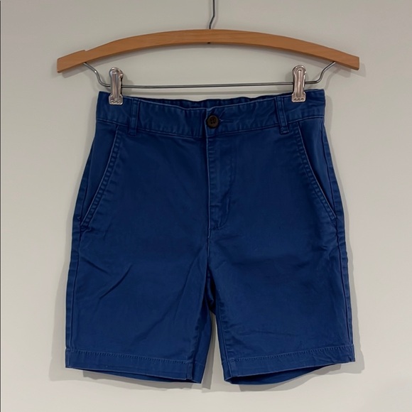 Old Navy Other - OLD NAVY Boys 12 Slim Built In Flex Flat Front Shorts Blue Adjustable Waist
